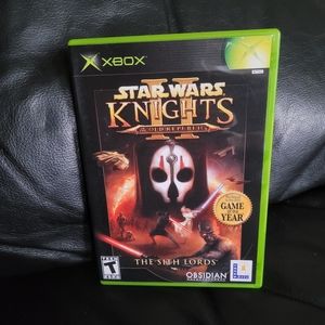 XBOX Star Wars Knights of the Old Republic The Sith Lords Video Game